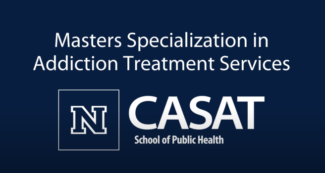 Masters Specialization in Addiction treatment Services